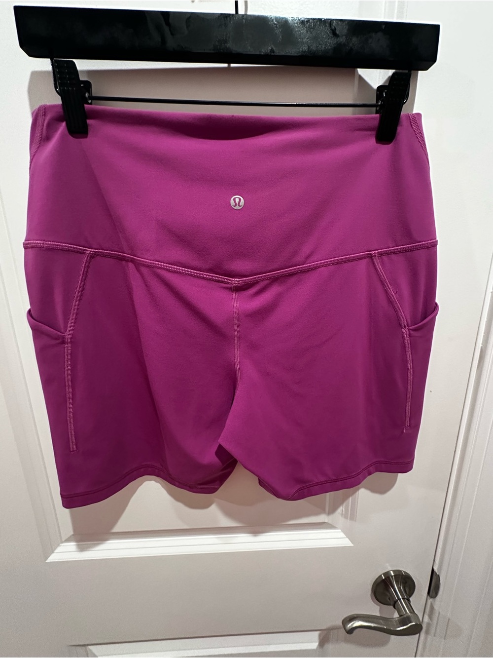 LULULEMON Align Biker Shorts - Magenta/Purple - Picture 2 of 4